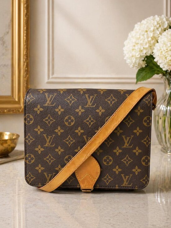 Louis Vuitton Handbags - Authentic Louis Vuitton Cartouchiere GM Monogram Crossbody Bag 194-112025